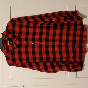 Landsend Buffalo red flannel shirt. Size 22W